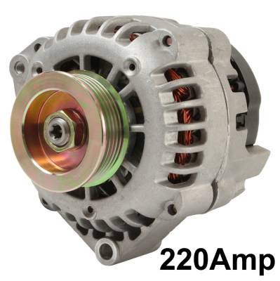 Rareelectrical - New 12V 220 Amp Alternator Fits Chevrolet S10 4.3L 1994 1995 Al8700x 10479881