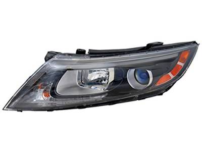 Rareelectrical - New Left Headlight Compatible With Kia Optima 2014-2015 921014C500 92101-4C500 Ki2502175