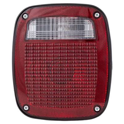 Rareelectrical - New Left Tail Lights Compatible With Jeep Wrangler 2.5L 4.0L 1991 1992 1993 1994 1995 1997 By Part