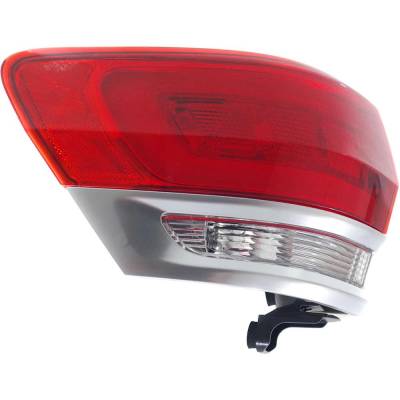 Rareelectrical - New Left Tail Lights Compatible With Jeep Grand Cherokee Grand Cherokee Wk 3.0L 3.6L 5.7L 2014 2015