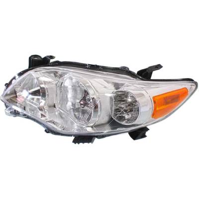 Rareelectrical - New Left Headlights Compatible With Toyota Corolla 1.8L 2.4L 2011 2012 2013 By Part Numbers
