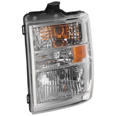 Rareelectrical - New Left Headlights Compatible With Ford E-350 Super Duty E-450 Super Duty E-150 E-250 F-650 F-750
