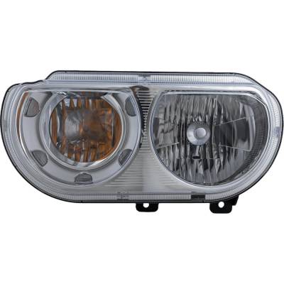 Rareelectrical - New Left Headlights Compatible With Dodge Challenger 2008 2009 2010 2011 2012 2013 2014 By Part