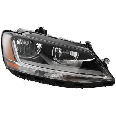 Rareelectrical - New Right Headlights Compatible With Volkswagen Jetta 2017 2018 By Part Numbers Vw2503168c