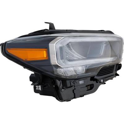 Rareelectrical - New Right Headlights Compatible With Toyota Tacoma 3.5L 2020 2021 2022 2023 By Part Numbers
