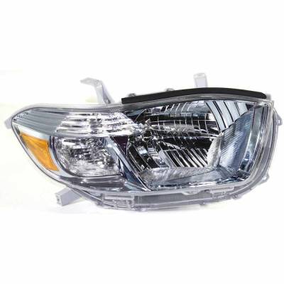 Rareelectrical - New Right Headlights Compatible With Toyota Highlander 3.3L 2008 2009 2010 By Part Numbers