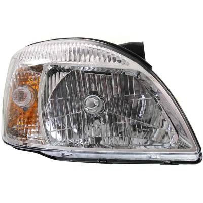 Rareelectrical - New Right Headlights Compatible With Kia Rio Rio5 1.6L 2006 2007 2008 By Part Numbers Ki2501100c