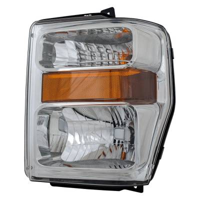 Rareelectrical - New Left Headlights Compatible With Ford F-250 Super Duty F-350 Super Duty F-450 Super Duty F-550