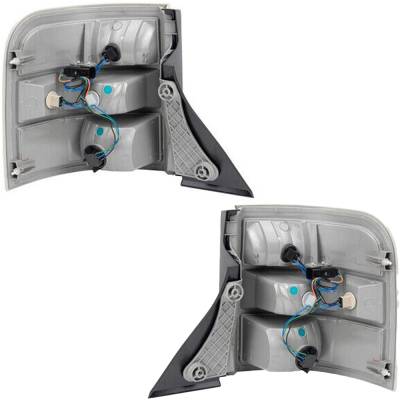 Rareelectrical - New Pair Of Tail Lights Compatible With Ford Flex Se Sel Sport Utility 4-Door 3.5L 2012-2019 By Part
