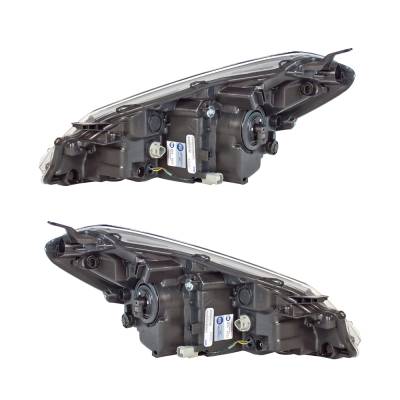 Rareelectrical - New Pair Of Headlights Compatible With Toyota Yaris Se Hatchback 2015 2016 2017 By Part Numbers