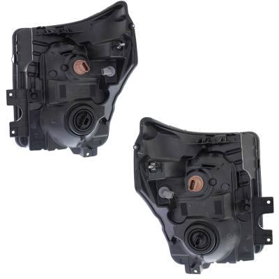 Rareelectrical - New Pair Of Headlights Compatible With Ford F-250 Super Duty King Ranch Crew Cab 6.2L 6.7L 2011 2012