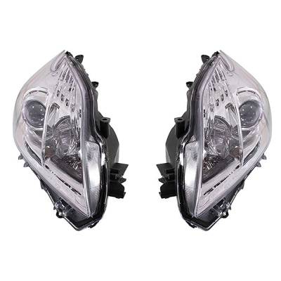 Rareelectrical - New Pair Of Halogen Headlights Compatible With Toyota Prius Five Hatchback 4 Door 1.8L 2012 2013