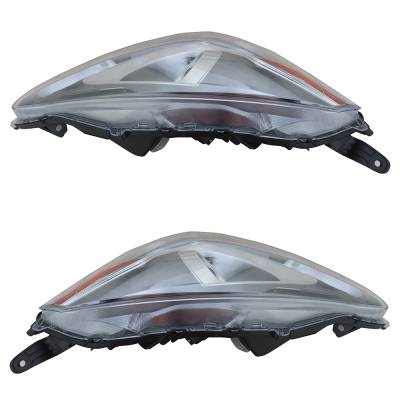 Rareelectrical - New Pair Of Headlights Compatible With Toyota Prius C Four Hatchback 2015 2016 2017 By Part Numbers