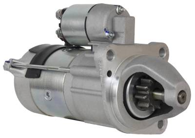 Rareelectrical - New 12V 10T Starter Motor Compatible With Jcb 214E 4X4 Backhoe Loader With Perkins 2164 Engine