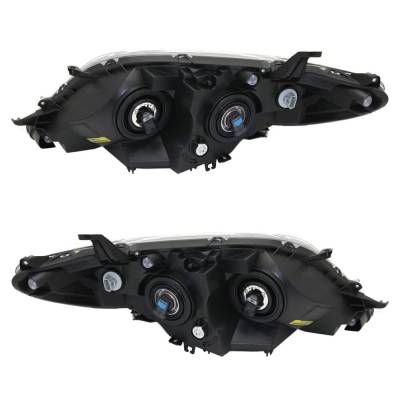Rareelectrical - New Pair Headlights Compatible With Toyota Sienna Se Mini Passenger Van 4 5 Door 3.5L 2011 2012 2013
