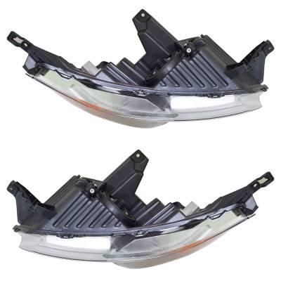Rareelectrical - New Pair Of Headlights Compatible With Chevrolet City Express Ls Mini Cargo Van 2015 2016 2017 2018
