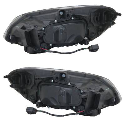 Rareelectrical - New Pair Of Headlights Compatible With Volvo Xc60 3.2 Sport Utility 2014 2015 2016 2017 By Part