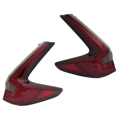 Rareelectrical - New Pair Of Tail Lights Compatible With Honda Cr-V Ex Ex-L Lx Touring 4-Door Sport Utility 2020 2021