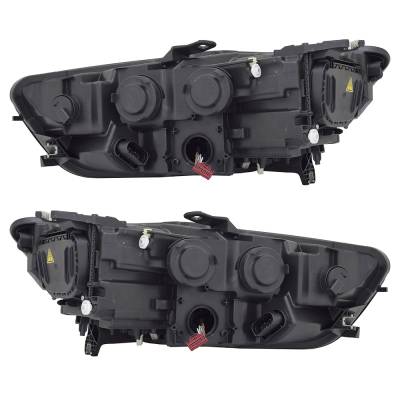 Rareelectrical - New Pair Of Headlights Compatible With Audi A6 Premium Plus Quattro Premium 2012 2013 2014 2015 By