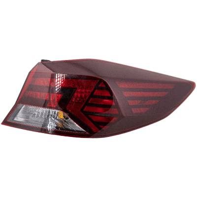 Rareelectrical - New Right Tail Light Compatible With Hyundai Elantra 2019 2020 By Part Numbers Hy2805159 92402-F3500