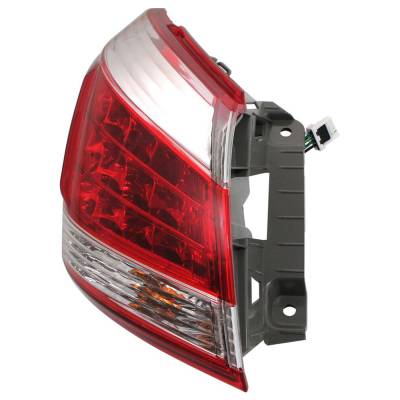 Rareelectrical - New Left Tail Light Compatible With Nissan Murano 2011 2012 By Part Numbers Ni2800192 26555-1Sx0a