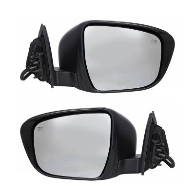 Rareelectrical - New Pair Mirror Compatible With Nissan Rogue Select S 2.5L 2014 2015 2016 Ni1321285 96301-4Ba1a