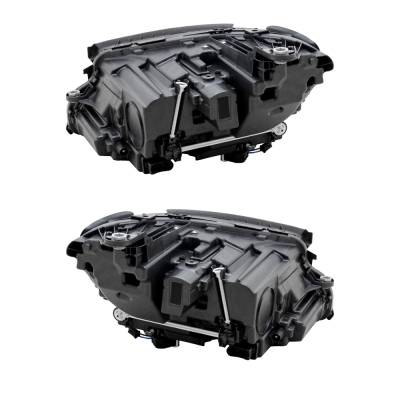 Rareelectrical - New Pair Of Led Headlights Compatible With Mercedes-Benz E300 4Matic Sedan 4 Door 2.0L 2017 2018 By