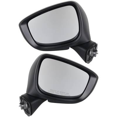 Rareelectrical - New Pair Of Mirrors Compatible With Mazda Cx-5 Grand Touring Gs Gt Gx I S Sport Utility 2015-2016 By