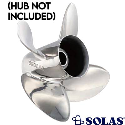 Rareelectrical - New Stainless Steel Propeller Compatible With Mercruiser Bravo 1 X 496 Mag 15 Spline 375 For Years