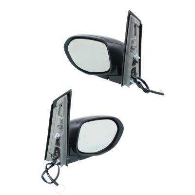 Rareelectrical - New Pair Of Mirrors Compatible With Honda Odyssey Lx Mini Passenger Van 4 Door 3.5L 2014 2015 2016