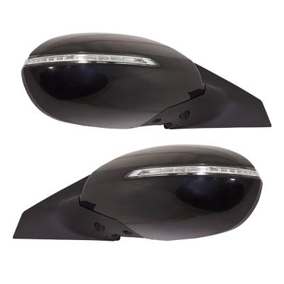 Rareelectrical - New Pair Of Mirror Compatible With Kia Sportage Ex Lx Sx Base Luxury Sport Utility 4-Door 2.0L 2.4L