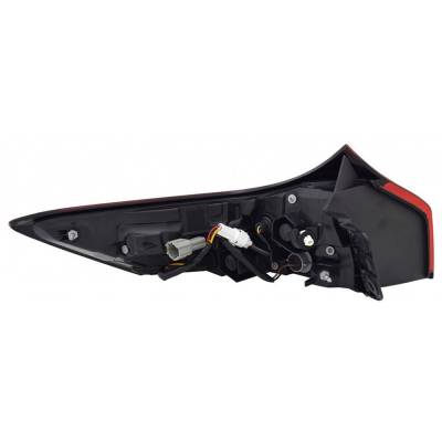 Rareelectrical - New Right Outer Tail Lights Compatible With Nissan Rogue Platinum S Sl Sv Midnight Edition Sport