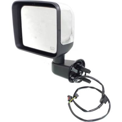 Rareelectrical - New Left Mirror Compatible With Jeep Wrangler Jk Wrangler 3.6L 2015 2018 By Part Numbers Ch1320391