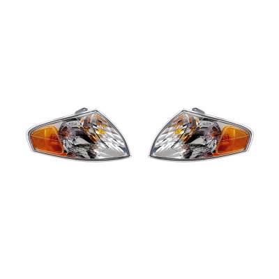 Rareelectrical - New Turn Signal Lights Pair Compatible With Mazda 626 2000-2002 Gg2a51060b Ma2531112 Gg2a-51-060B
