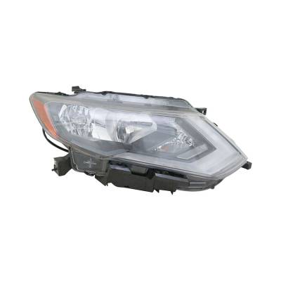 Rareelectrical - New Right Headlight Fits Nissan Rogue 2.5L 2017 2018 26010-6Fl0a 260106Fl0a