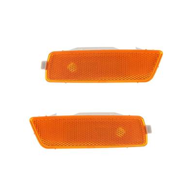 Rareelectrical - New Pair Of Side Marker Light Compatible With Volkswagen Jetta 2005-08 1K5945072a 1K5945071a