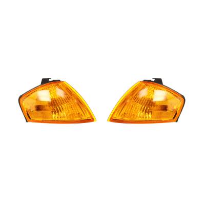 Rareelectrical - New Set Of 2 Turn Signal Lights Compatible With Mazda Protege 1999-00 Bj0e51060b Ma2521113