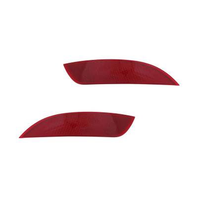 Rareelectrical - New Pair Of Reflector Lights Compatible With Ford Focus 2015-2017 F1ez-13A565-A Fo1185110 Fo1184110