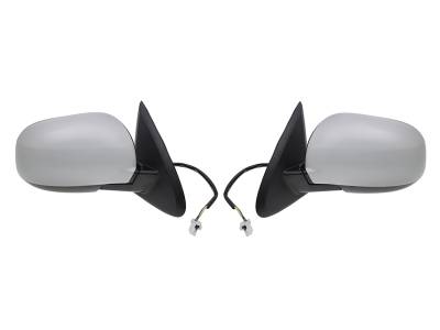 Rareelectrical - New Pair Of Door Mirrors Compatible With Mitsubishi Outlander 2014-2016 7632B376 Mi1320150 7632B456