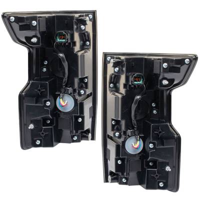 Rareelectrical - New Pair Of Tail Lights Compatibile With Nissan Frontier Dc Le Platinum Xe Crew Cab Pickup 2022 2023