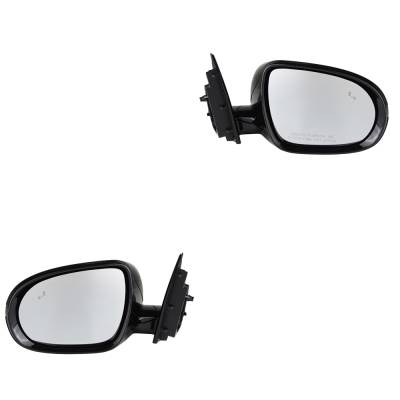 Rareelectrical - New Pair Of Mirror Compatible With Kia Sorento 2016 2017 2018 By Ki1321209 Ki1320209 8130341 8130342