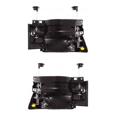 Rareelectrical - New Pair Of Headlights Compatible With Chevrolet Blazer Base Sport Utility 1995 1996 1997 By Part