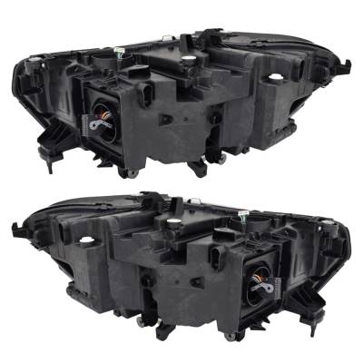 Rareelectrical - New Pair Of Headlights Compatible With Bmw X5 X6 3.0L 4.4L 2019 2020 2021 2022 2023 By Part Numbers