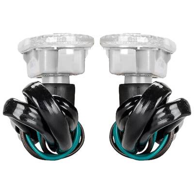 Rareelectrical - New Pair Of Daytime Running Lights Compatible With Volkswagen Passat Cabrio Jetta 1998 1999 2000