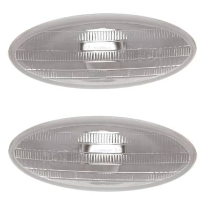 RAREELECTRICAL - New Pair Of Daytime Running Lights Compatible With Nissan Cube Juke Leaf 1.6L 1.8L 2009 2010 2011