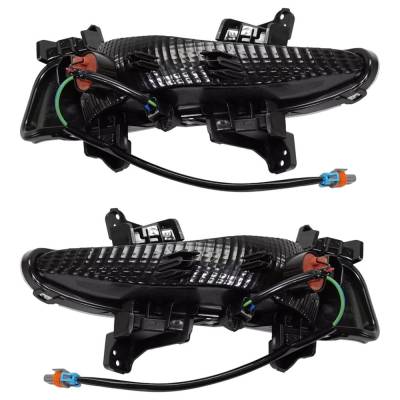 Rareelectrical - New Pair Of Daytime Running Lights Compatible With Kia Optima 1.6L 2.4L 2019 2020 By Part Numbers