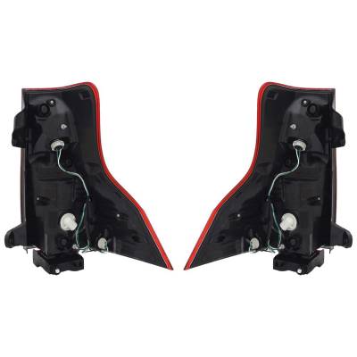 Rareelectrical - New Pair Of Tail Lights Compatible With Lexus Gx460 4.6L 2010 2011 2012 2013 By Part Numbers