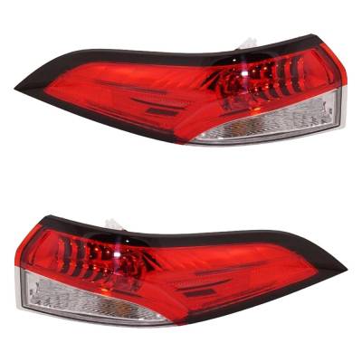 Rareelectrical - New Pair Of Tail Lights Compatible With Toyota Corolla 1.8L 2.0L 2020 2021 2022 2023 2024 By Part