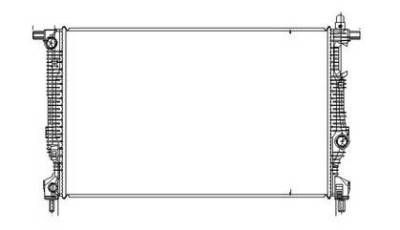 Rareelectrical - New Radiator Assembly Compatible With 2013 Dodge Dart 2.0L L4 1995Cc 122 Cid 55111483Ac 13323