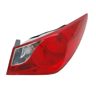 Rareelectrical - New Right Tail Light Compatible With Hyundai Sonata Gls Limited Se 2011-2014 Hy2805116 92402-3Q000